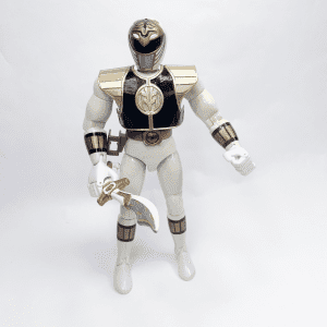 MMPR 8 Inch White Ranger & Green Ranger Shield - Image 3